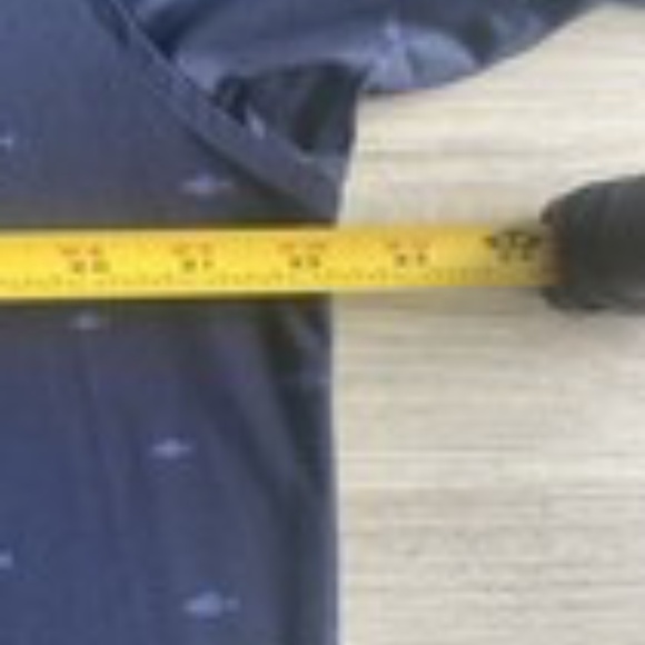 FootJoy Men's Golf Polo Shirt Short Sleeve Navy Fish Print Performance Size M - Picture 6 of 10